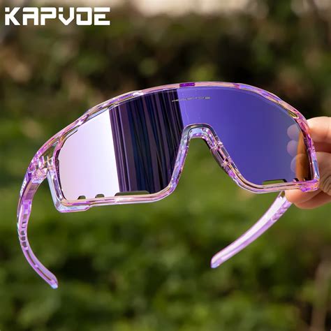 Kapvoe Polarized Ciclismo Culos De Sol Para Homens E Mulheres Culos Mtb