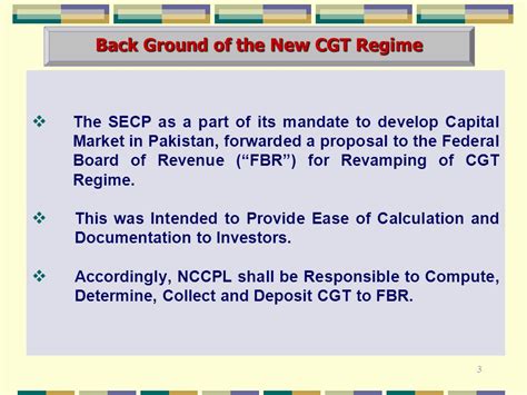 New Regime Of Capital Gain Tax Cgt Presentationjuly Nccpl Ppt