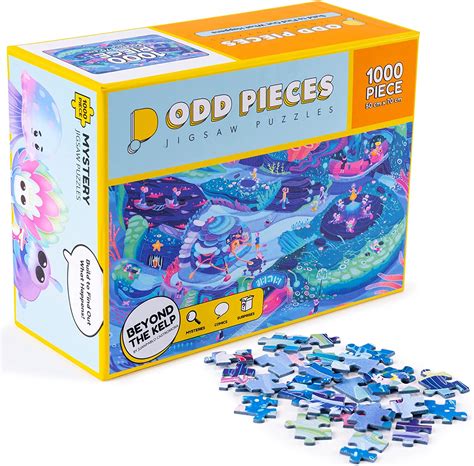 Odd Pieces Mystery Jigsaw Puzzle 1000 Pcs Mystery Puzzle With