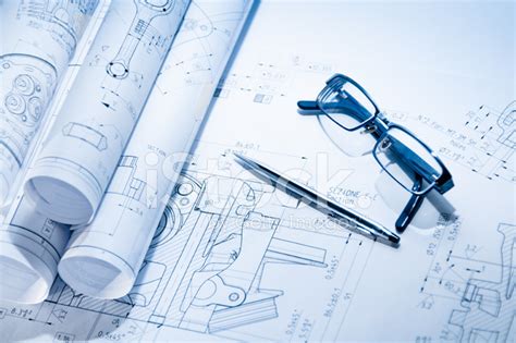 Engineering Blueprint Stock Photo | Royalty-Free | FreeImages