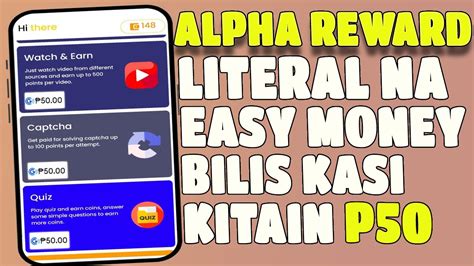 50 GCASH AlphaReward App Basta Sipagan Mo Lang Gamitin To At