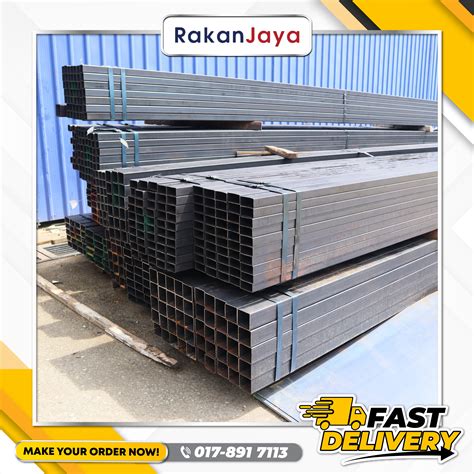 Mild Steel Ms Rectangular Hollow Steel Rhs Rakan Jaya Hardware