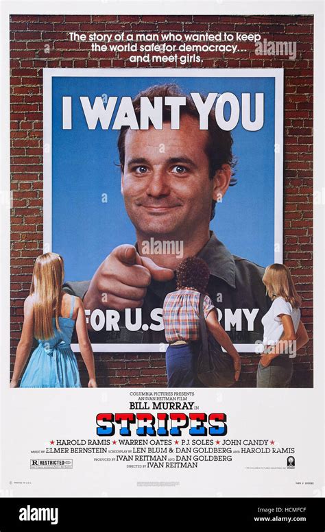 STRIPES, US poster art, Bill Murray, 1981. ©Columbia Pictures/courtesy ...