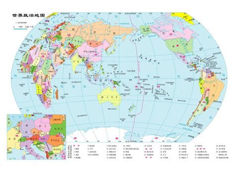 世界行政区划图世界行政区划图高清微信公众号文章