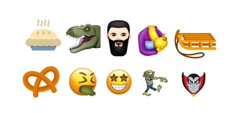 Unicode 10 emoji may include pie, zombie, man with beard, and more ...