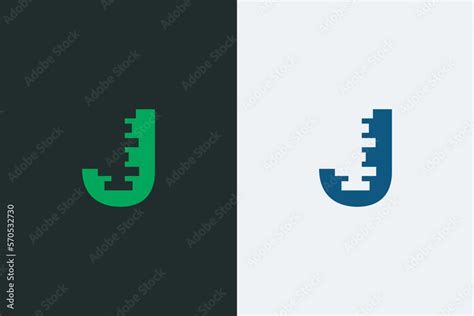 J letter iconic transformation shape vector logo design. Creative brand ...