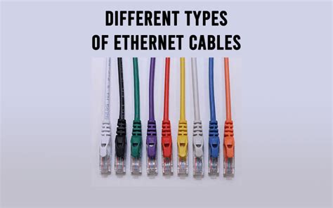 Ethernet Connection and Different Types of Ethernet Cables