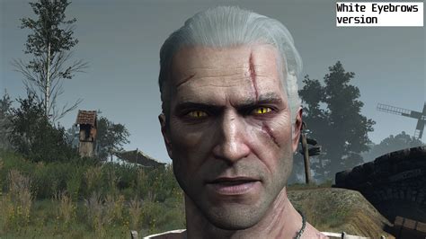 Upscaled Lore Friendly Geralt Face And Body Textures At The Witcher 3