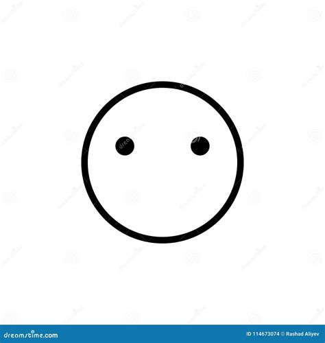 Emote Indifference Icon Element Of Minimalistic Icons For Mobile