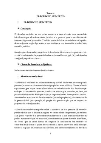 Tema El Derecho Subjetivo Pdf