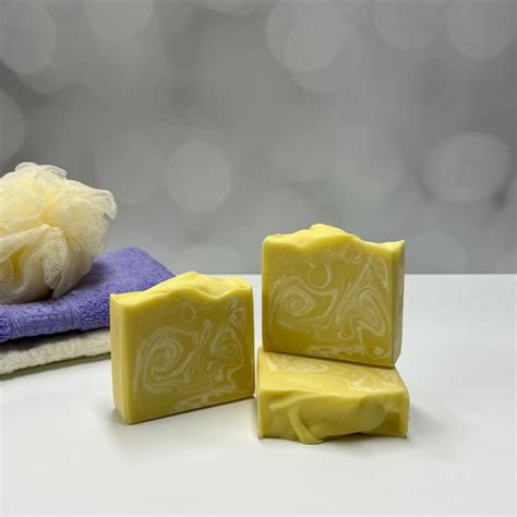 Luscious Lemon Natural Handmade Soap Cold Process Soap Etsy