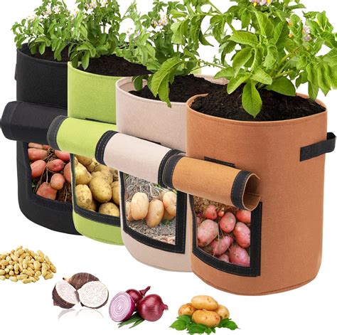 Amazon Loypp Gallon Potato Bags For Growing Potatoes Potato