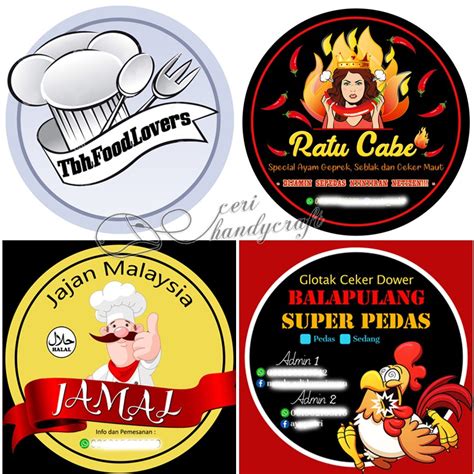 25 Inspirasi Keren Logo Stiker Makanan Pedas Aneka Stiker Keren