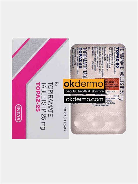 Topaz Topiramate Tablets Okdermo Skin Care