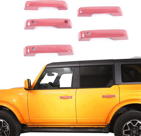 Amazon Jeliker For Bronco Door Handle Inserts Trim Cover Tailgate