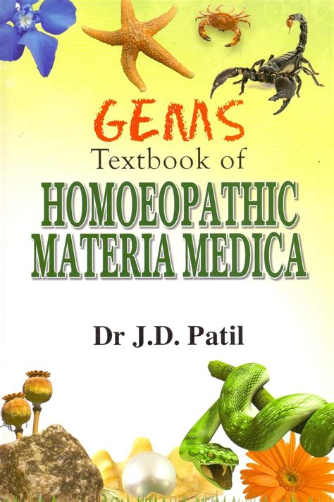 Gems Textbook Of Homoeopathic Materia Medica Pb Pant Neeraj