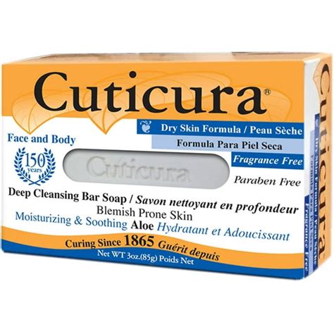 Cuticura Dry Skin Formula Bar Soap Moisturizing And Soothing Aloe 3 Oz