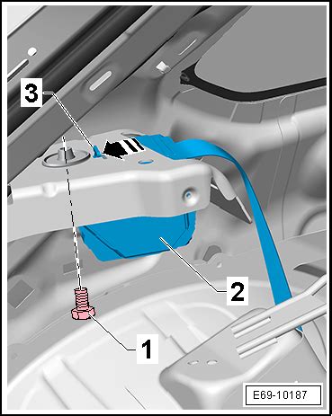 Seat Leon 2013 2020 Manual de Taller Cinturón de seguridad trasero