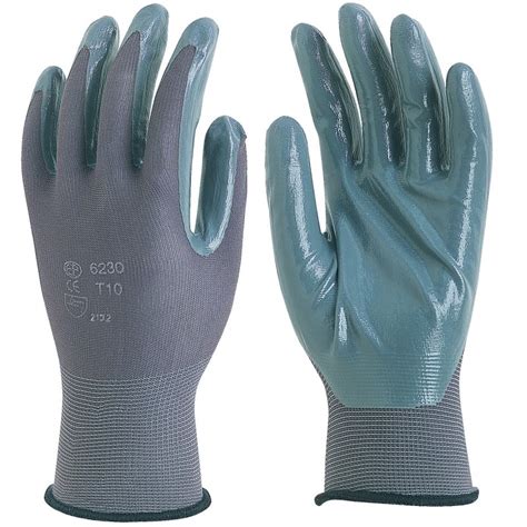 GANTS POLYAMIDE ENDUITS NITRILE TAILLE 9