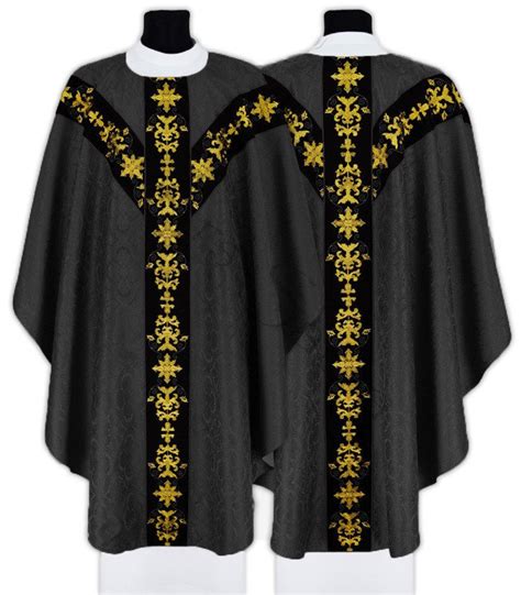 Semi Gothic Chasuble Gy K Cream Unlined All Products