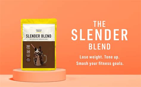 Protein World Slender Blend™ Meal Replacement Weight Loss Shake Chocolate Caramel Brownie 1