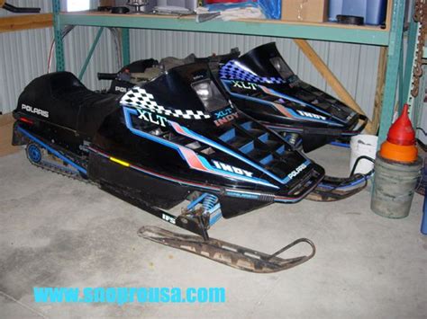 1992 Polaris Xlt Rare Sled Vintage Sled Snowmobile Sled