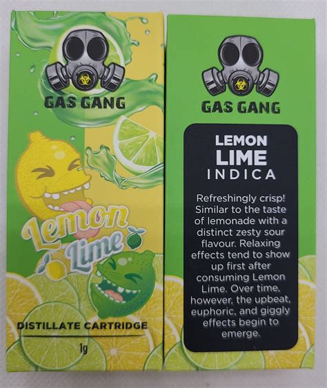 Gas Gang Lemon Lime Cartridge SMOKEY DREAMS