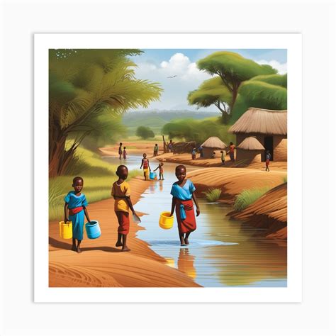 African Child Art Print by Bekee - Fy