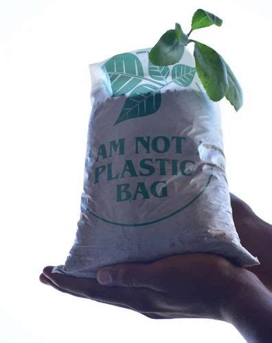 Without Handle Plain Biodegradable And Compostable Nursery Bags