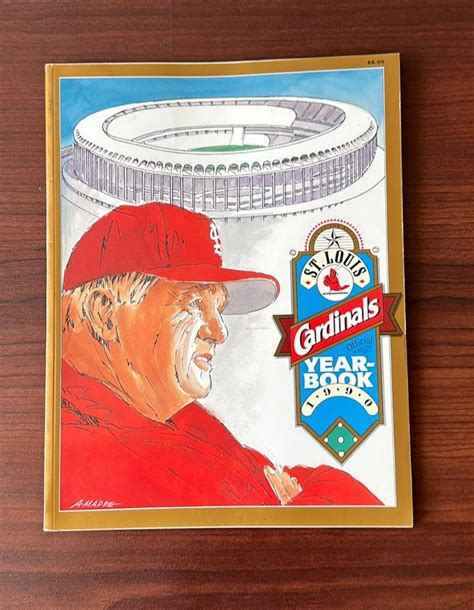 1990 St Louis Cardinals Baseball Yearbook EstateSales Org