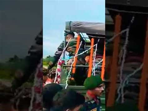 Last Journey Of Brave Heart Sahid Javan Sanjay Debnath At Tripura