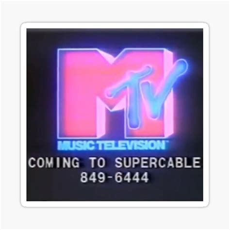 Y2k Mtv Sticker 2 Sticker By Playbunni Redbubble