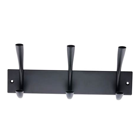 Perchero De Ganchos Para Pared Acabado Negro Mate The Home Depot M Xico