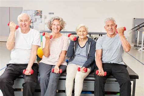 Seated Free Weight Exercises For Seniors Elcho Table