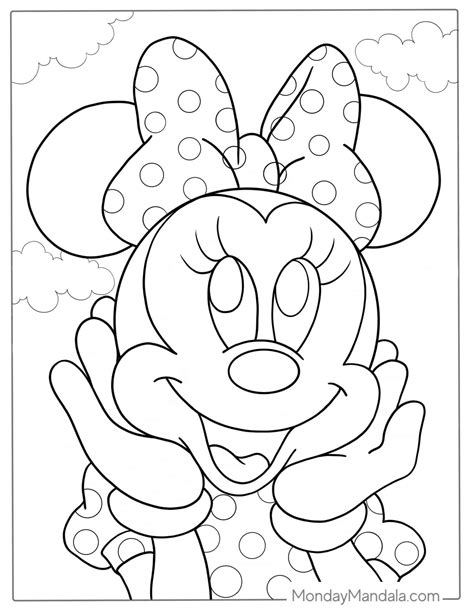 30 Minnie Mouse Coloring Pages Free Pdf Printables