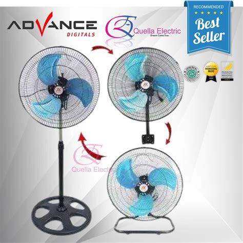 Jual KIPAS ANGIN TORNADO BESI ADVANCE 3 In 1 Meja Dinding Berdiri 18