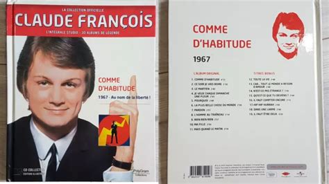 Collection Officielle Claude Fran Ois Comme D Habitude Livre