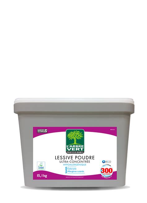 Lessive Poudre ultra concentrée L Arbre Vert Professionnel