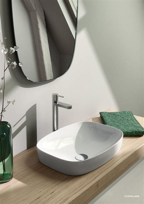 Green Lux Lavabo A Semincasso Rettangolare In Ceramica By Ceramica Catalano