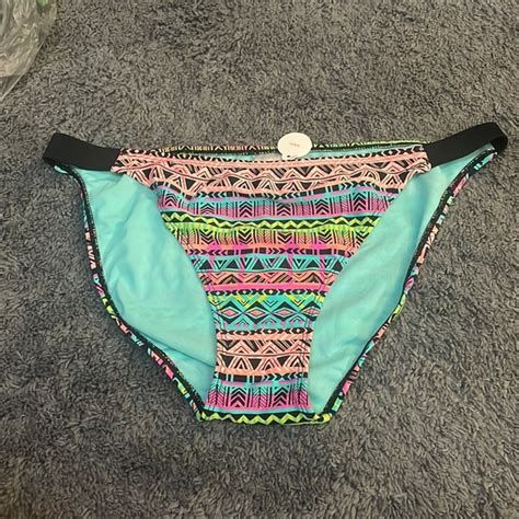 Xhilaration Swim Nwt Aztec Colorful Bikini Bottoms Poshmark