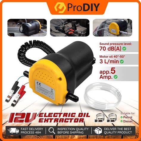 12v Electric Oil Extractor Automobile For Oil And Diesel Oil Pump Oil Transfer Suction Pump Pam