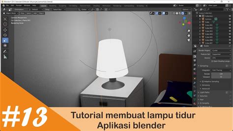 Tutorial Membuat Lampu Tidur 3d Blender YouTube