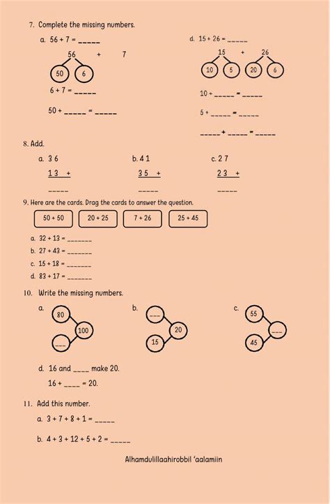 math practice exercise  worksheets