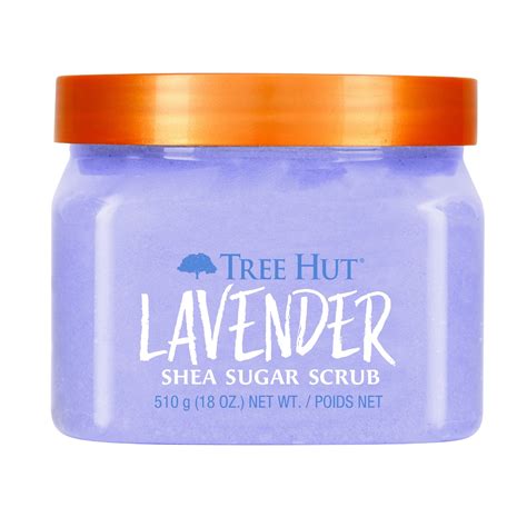 Tree Hut Lavender Shea Sugar Exfoliating And Hydrating Body Scrub 18 Oz