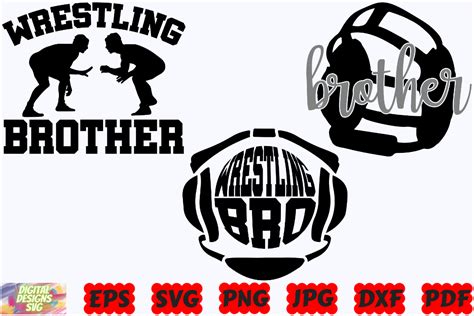 Wrestling Brother SVG Wrestling SVG Graphic By