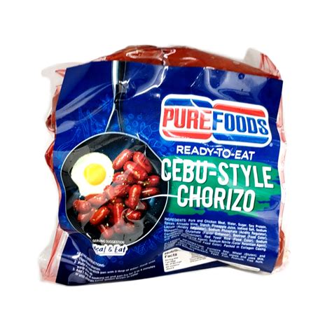 Purefoods Cebu-Style Chorizo 250g – Citimart