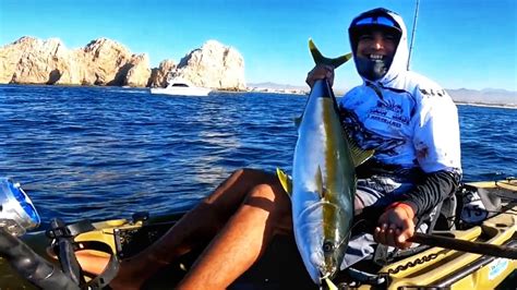 PESCA EN KAYAK LOS CABOS 3 JURELES EN CERRO YouTube