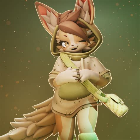 Fenneko Kemono Fox Vrchat Furry Base Model Avatar