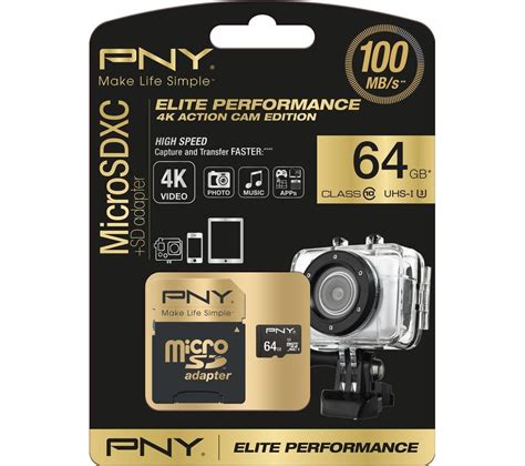 Pny Elite Performance Class Microsd Memory Card Gb Deals Pc World