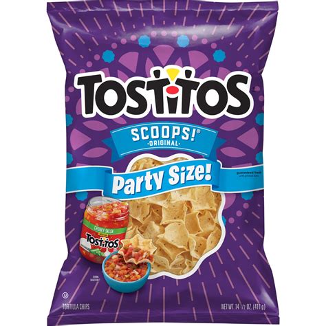 Tostitos Scoops Tortilla Chips Tamaño De Fiesta 145 Oz